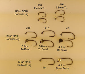 Barbles 60 Jig Hooks and Matching Beads