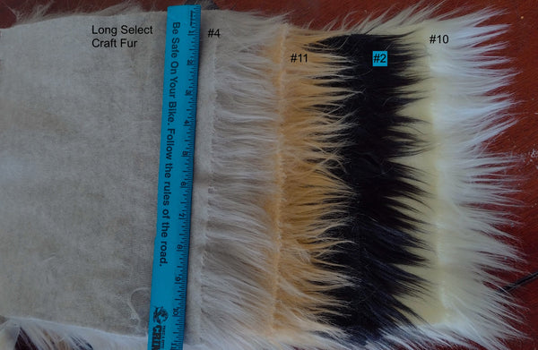 New Colors Craft Fur, 2 inch fibers