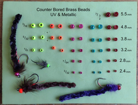 Colored Bead Heads, Bead Head Flies