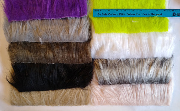 Long Fiber Craft Fur 9 X 9inch pieces
