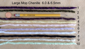 Large Mop Chenille Colors 6.0 & 6.5mm