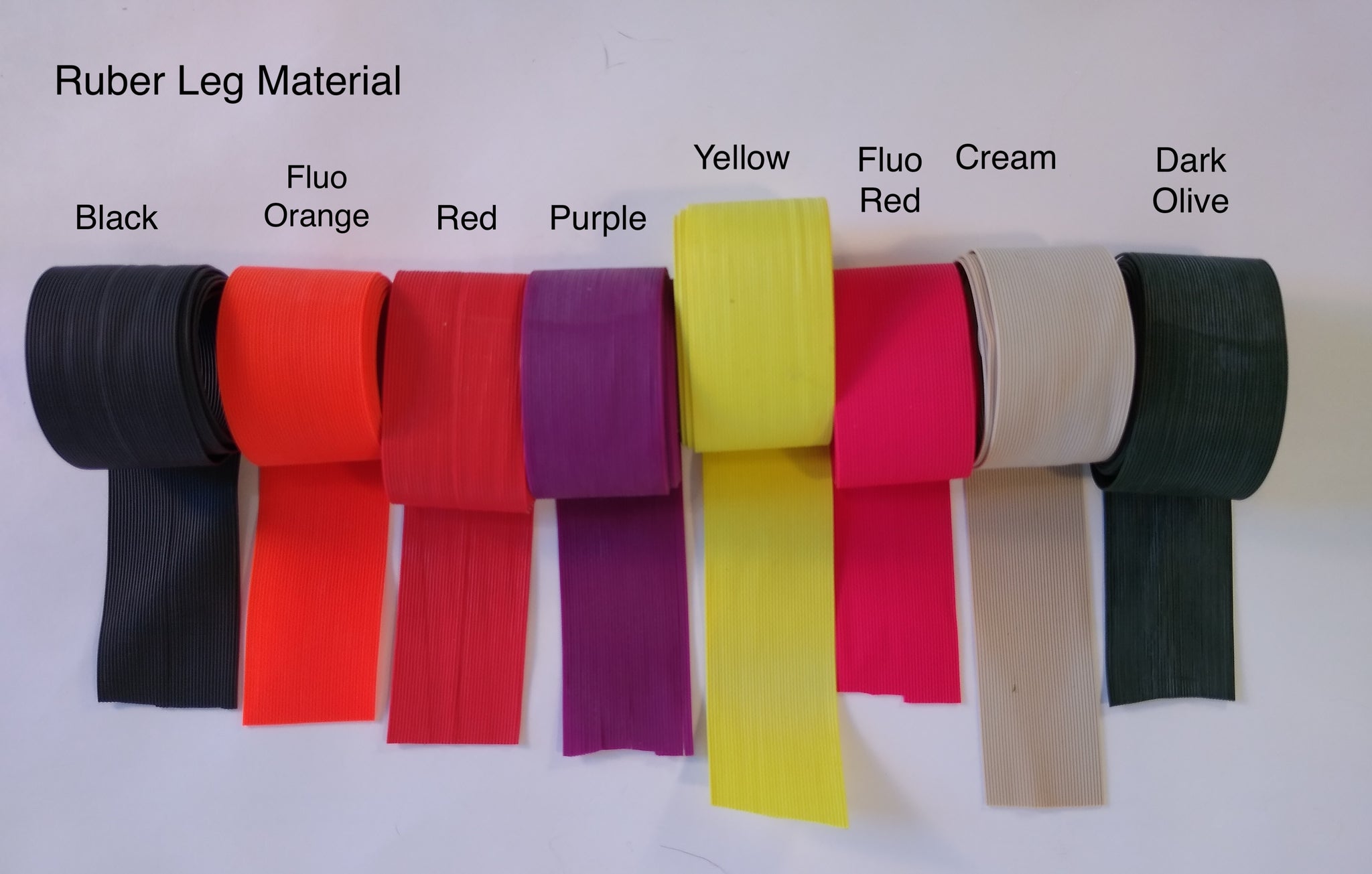 8 Colors Round Rubber Legs