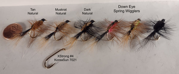 #4 XStrong Spring Wiggler Fly Patterns