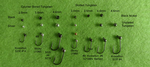 Discount Tungsten Beads Slotted, Cyclops up to 30 in $4.00 Bag
