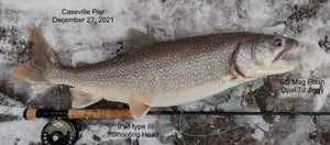 Caseville Pier Lake Trout on Flies and Planning Great Lakes Trips