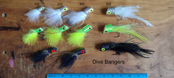 Dive Banger Poppers 1/0 to 5/0