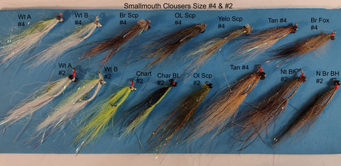 Size #4 & #2 Clouser Minnows