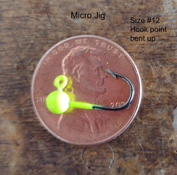 Micro Jig Size  Bent point $2.50 10pack