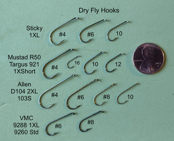 Mustad, Allen, VMC & Sticky Hooks