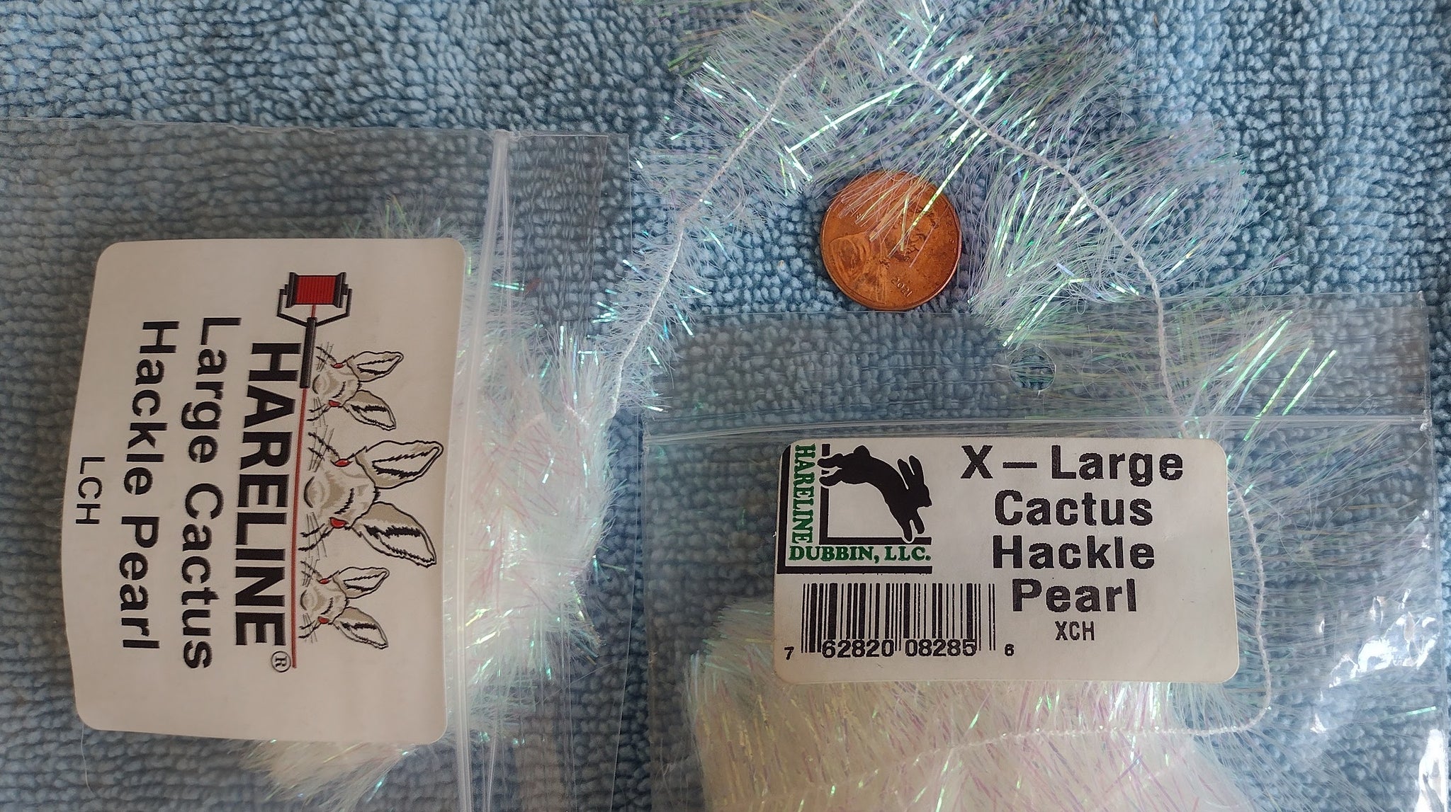 XLarge & Large Pearl Cactus Hackle