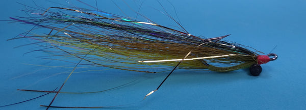 Chartreuse-Olive Clouser Minnow Pattern 
