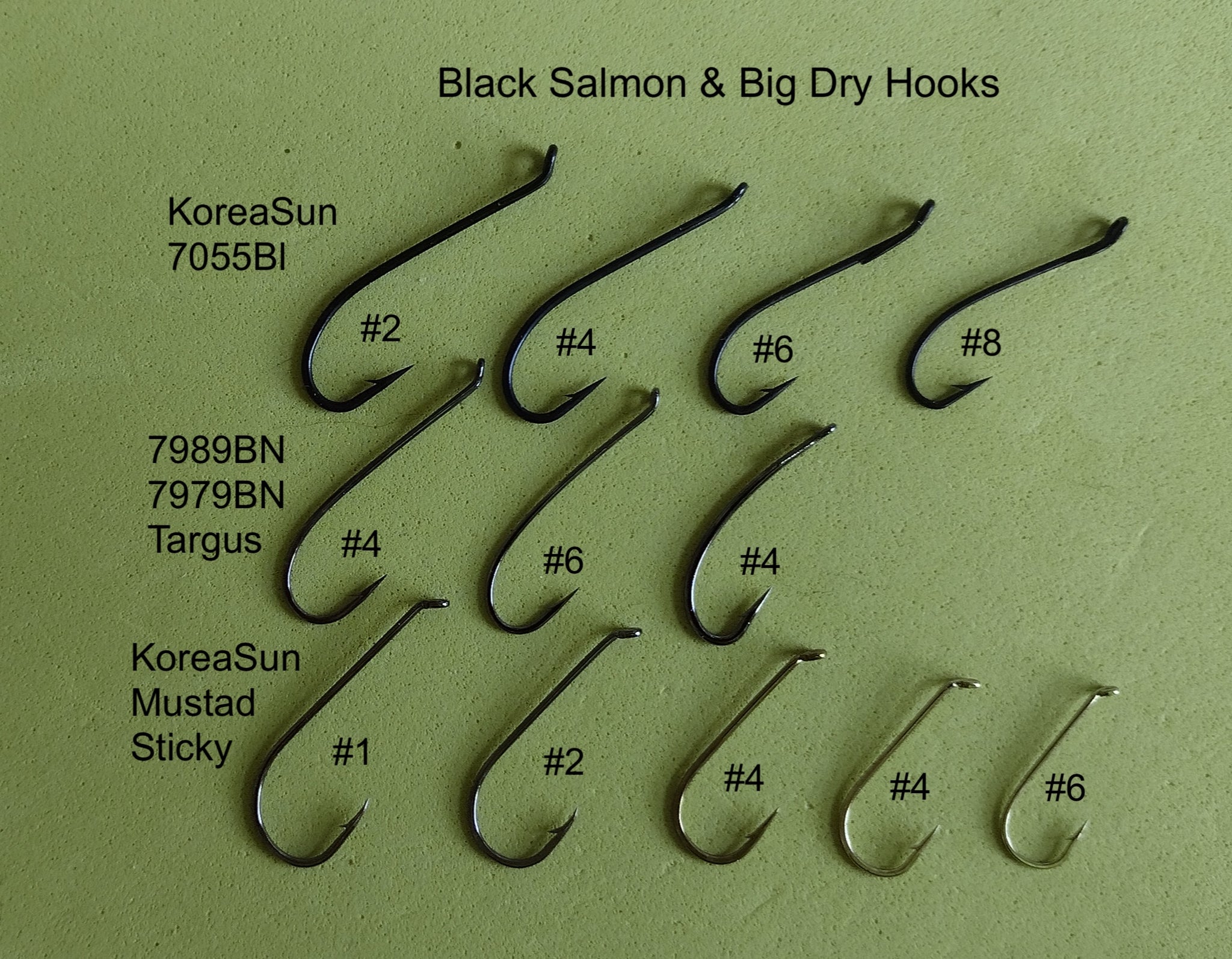 Up Eye Salmon Hooks, Big Dry Fly Hooks