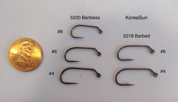 KoreaSun Barbed & Barbless Jig Hooks