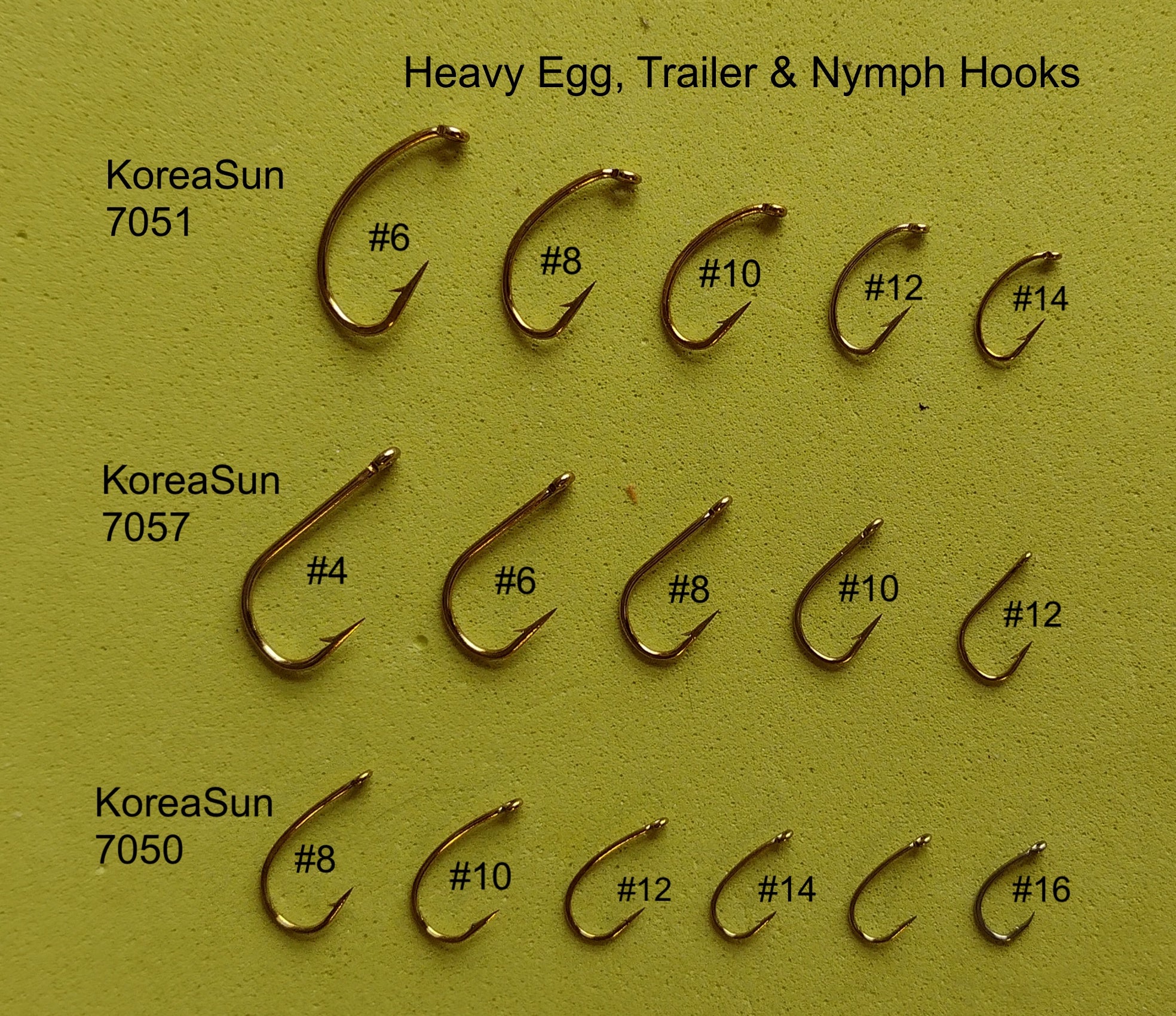 Danielson Hooks Snelled Egg Size 14 - 36-14