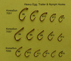 Heavy Egg, Trailer & Numph Hooks