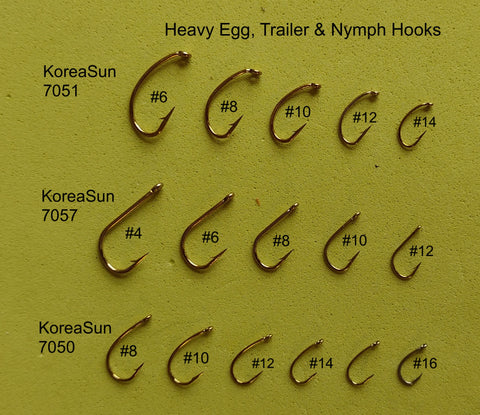Heavy Egg, Trailer & Numph Hooks