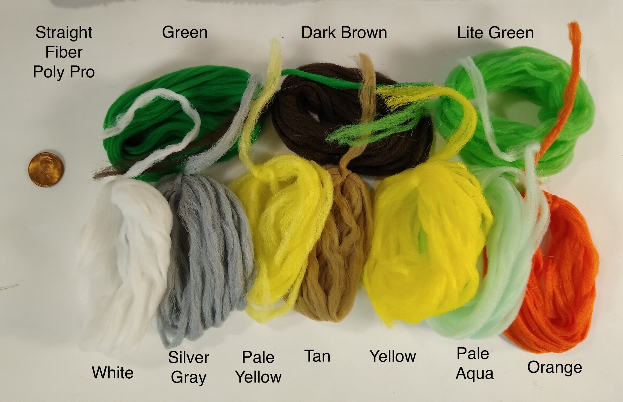 Straight Thread Wool Poly Propylene Straight fiber Yarn – Eggman Flies and Supplies