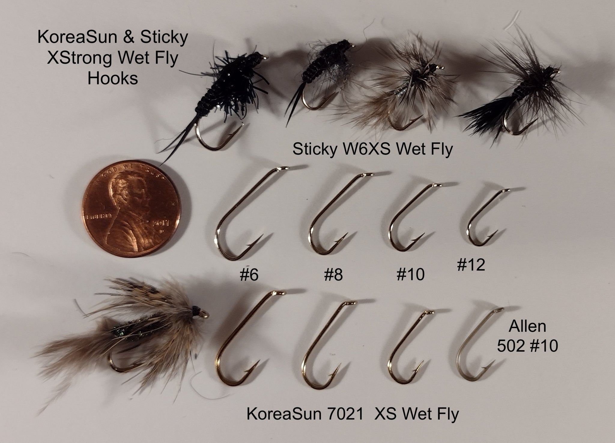 KoreaSun and Sticky Heavy Wet Fly Hooks – Eggman Flies and Supplies